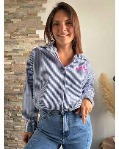 LOANA | Chemise oversize rayée ICONIC