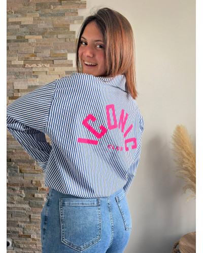 LOANA | Chemise oversize rayée ICONIC