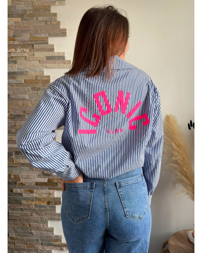 LOANA | Chemise oversize rayée ICONIC