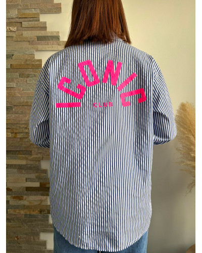 LOANA | Chemise oversize rayée ICONIC