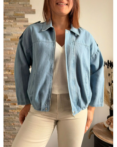 ELODIE | Veste en jean moderne