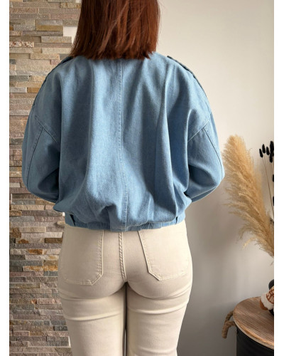 ELODIE | Veste en jean moderne