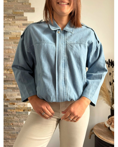 ELODIE | Veste en jean moderne
