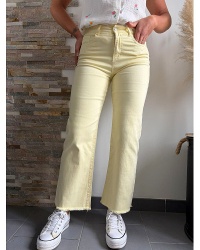 RAOUL | Jean wide leg jaune