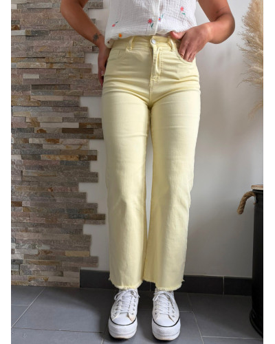RAOUL | Jean wide leg jaune