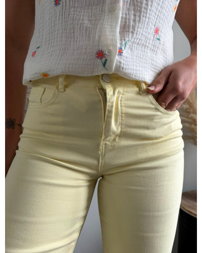 RAOUL | Jean wide leg jaune