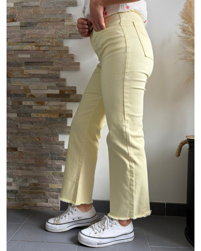 RAOUL | Jean wide leg jaune