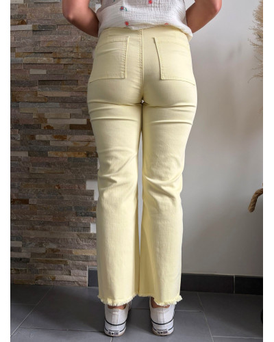 RAOUL | Jean wide leg jaune