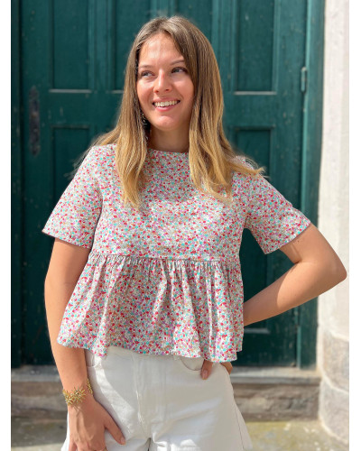 FRANCE | Blouse liberty peplum