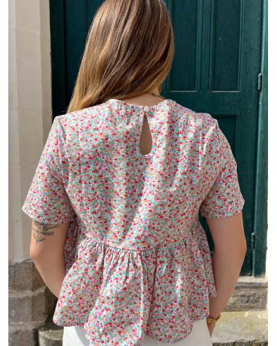FRANCE | Blouse liberty peplum