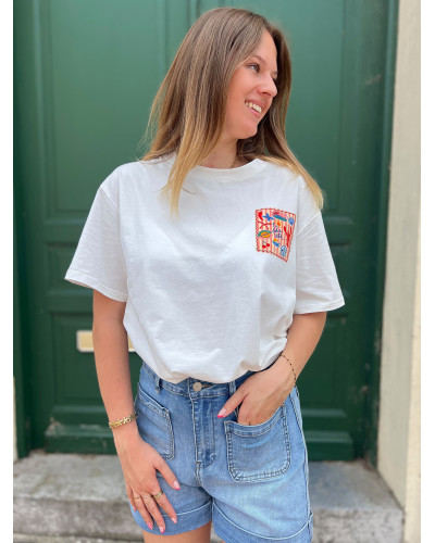 NOAH | Tee-shirt la dolce vita blanc