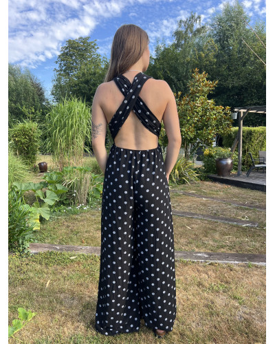 ARIA | Combinaison pantalon à pois