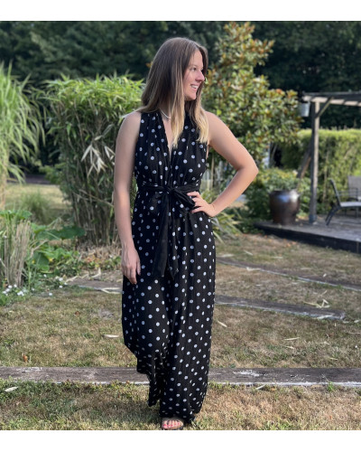 ARIA | Combinaison pantalon à pois
