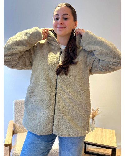 JANNAH | Parka kaki réversible