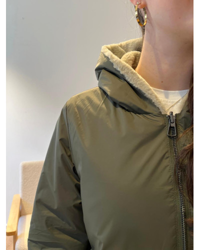 JANNAH | Parka kaki réversible