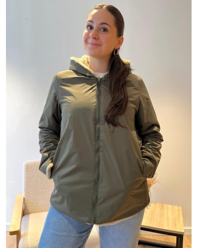 JANNAH | Parka kaki réversible