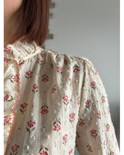 HORTHENSE | Blouse bohème fleurie