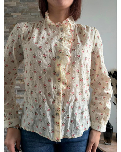 HORTHENSE | Blouse bohème fleurie