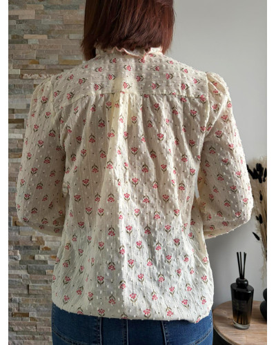 HORTHENSE | Blouse bohème fleurie