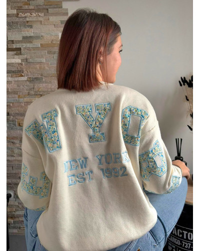 JOSEPH | Pull blanc NEW YORK liberty