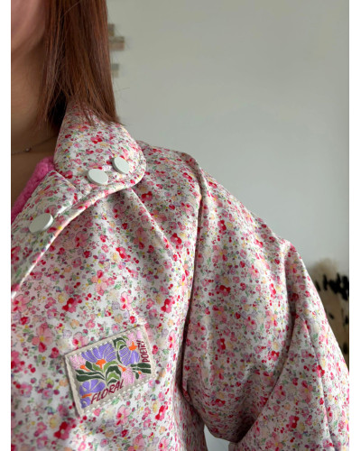 INDILA | Veste sherpa réversible liberty