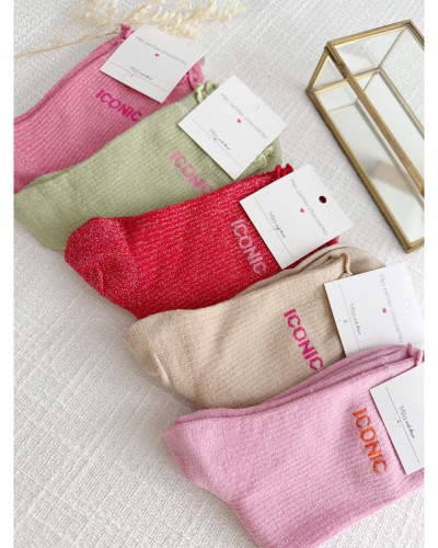 LISE | Chaussette à paillettes iconic