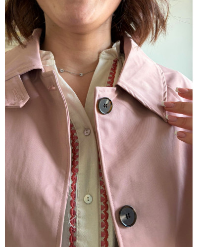 GABBY | Trench liberty rose