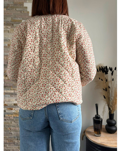 SIDONIE | Veste matelassée fleurie