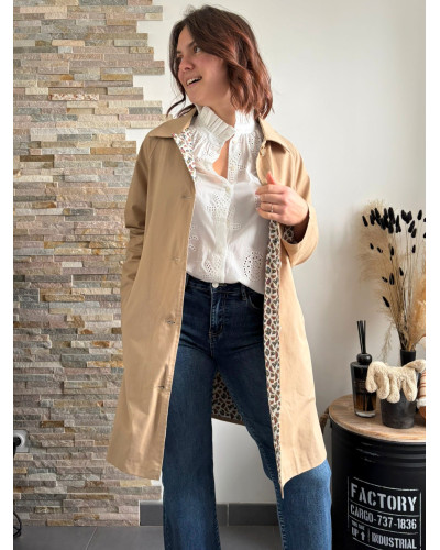 ROGER | Trench long beige