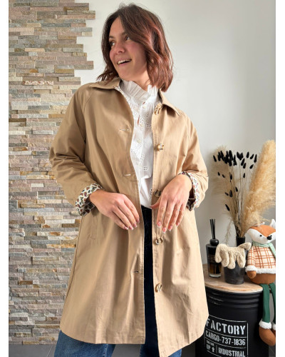 ROGER | Trench long beige