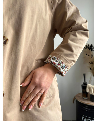 ROGER | Trench long beige