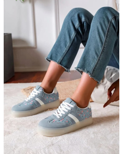 GABRIELLE | Baskets liberty bleu ciel