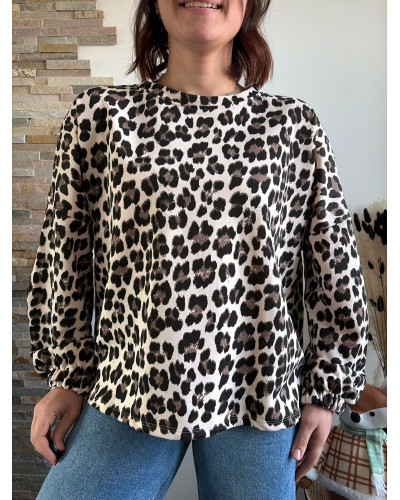 BASILE | Sweat MOMMY léopard