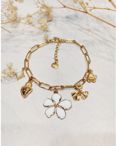 VIVIAN | Bracelet en acier inoxydable doré