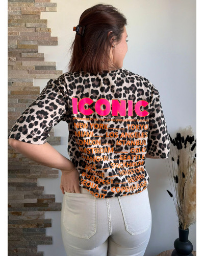 BRYAN | Tee-shirt iconic leopard