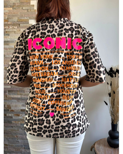 BRYAN | Tee-shirt iconic leopard