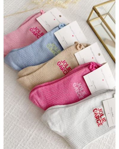 OCTAVIE | Chaussette à paillettes jolie garce