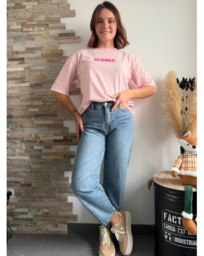 NIKONE | Tee-shirt rose iconic