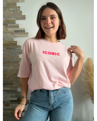 NIKONE | Tee-shirt rose iconic