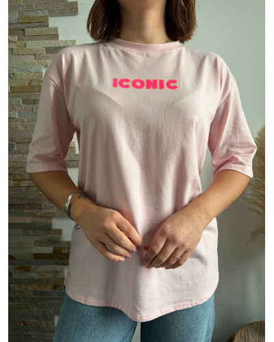 NIKONE | Tee-shirt rose iconic