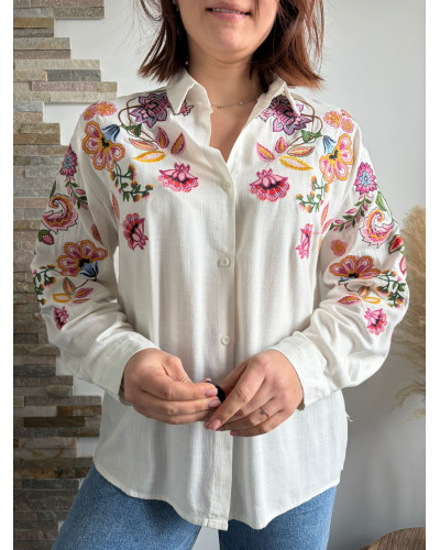 AUGUSTINE | Chemise oversize imprimé fleuri