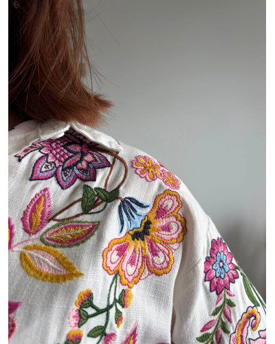 AUGUSTINE | Chemise oversize imprimé fleuri