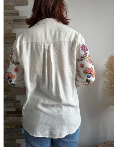 AUGUSTINE | Chemise oversize imprimé fleuri