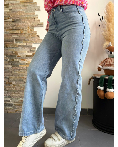 JOSEPH | Jean droit details feston