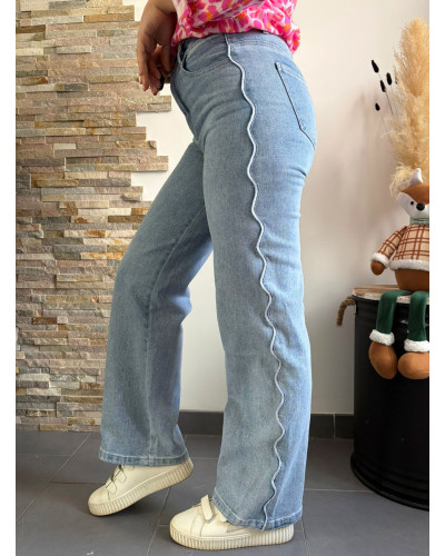 JOSEPH | Jean droit details feston