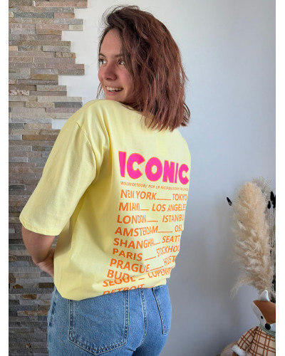 NIKONE | Tee-shirt jaune iconic
