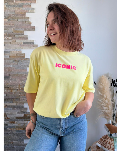NIKONE | Tee-shirt jaune iconic