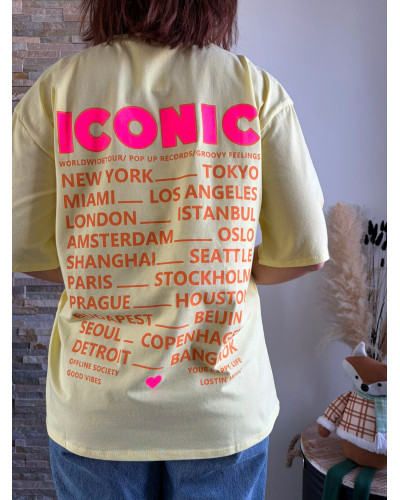 NIKONE | Tee-shirt jaune iconic