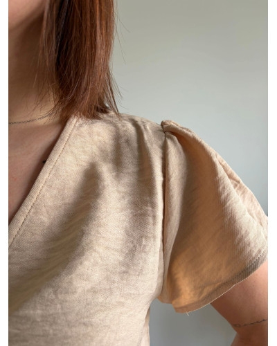 JULIETTE | Robe longue beige