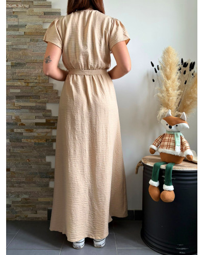 JULIETTE | Robe longue beige